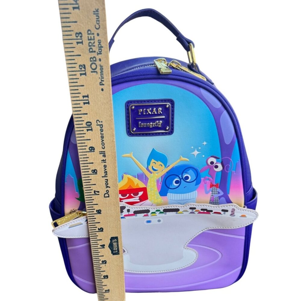 Loungefly Disney Backpack Inside Out Headquarters Control Panel Pixar Mini Bag - Picture 8 of 9
